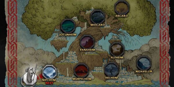 Demi Gods III - Free Spins Map